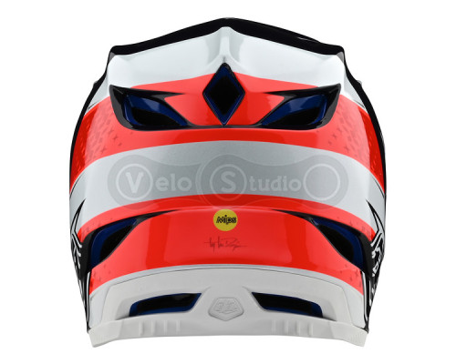 Вело шолом TLD D4 Composite Mips [Freedom 2.0 Red/White] S (55-56 см)