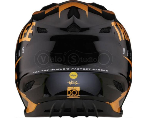 Мотошолом TLD SE4 Polyacrylite Mips Helmet Race Shop [Black Gold] M (57-58 см)