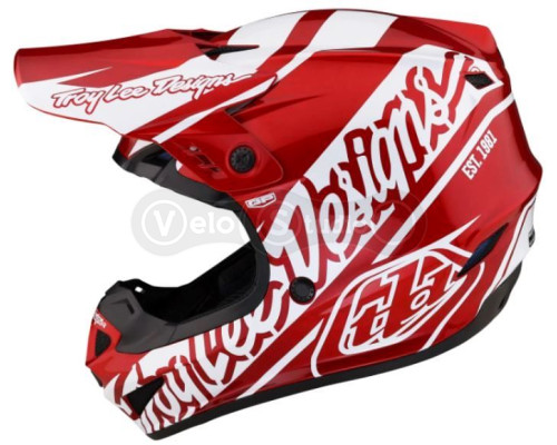 Мотошлем TLD GP Helmet Slice [Red White] XL (60-61 см)