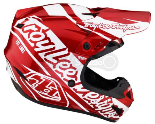 Мотошлем TLD GP Helmet Slice [Red White] XL (60-61 см)