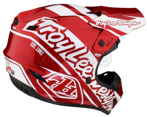 Мотошлем TLD GP Helmet Slice [Red White] XL (60-61 см)