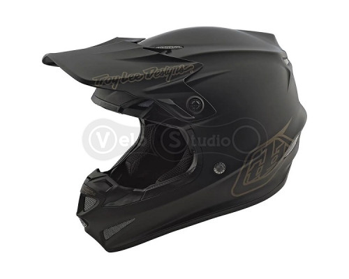 Детский мотошлем TLD Youth GP Helmet [Mono Black] YM (50-51 см)