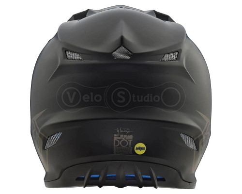 Детский мотошлем TLD Youth GP Helmet [Mono Black] YM (50-51 см)