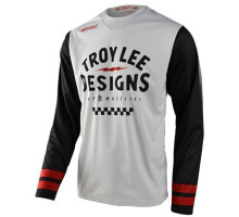 Мото джерсі TLD Scout GP Jersey Ride On [Charcoal Vintage White] MD