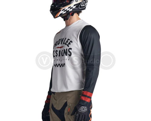 Мото джерсі TLD Scout GP Jersey Ride On [Charcoal Vintage White] MD