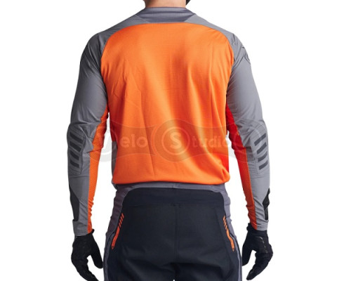 Мото джерси TLD Scout SE Jersey Systems [Gray Neon Orange] XL