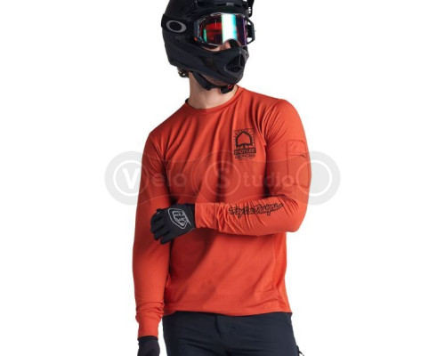 Джерси TLD Ruckus LS Ride Tee [Create To Destroy Brick] MD