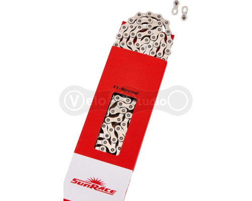 Цепь SUN RACE M11A 11 скоростей 126 звеньев Silver