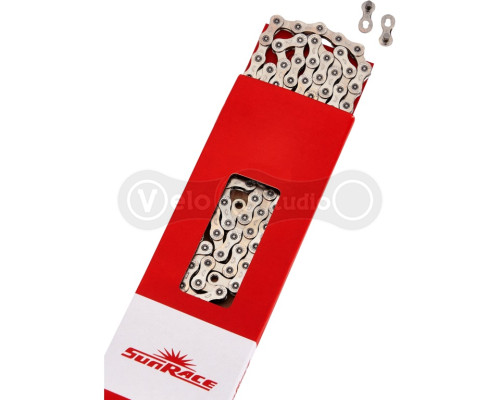 Цепь SUN RACE M94 9 скоростей 116 звеньев Silver