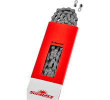 Цепь SUN RACE M84 8 скоростей 116 звеньев Gray