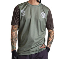 Вело джерси TLD Flowline SS Jersey Flipped [Olive] SM