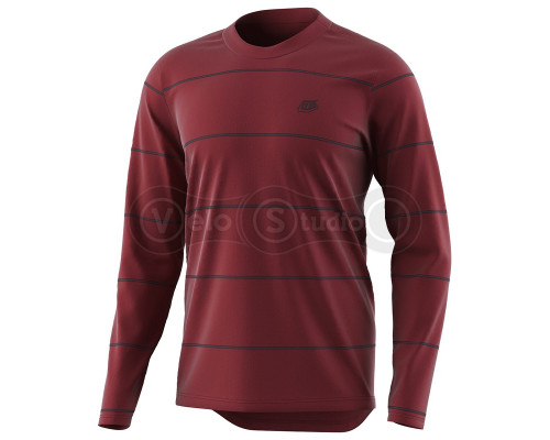 Вело джерси TLD Flowline LS Jersey Revert [Wine] MD