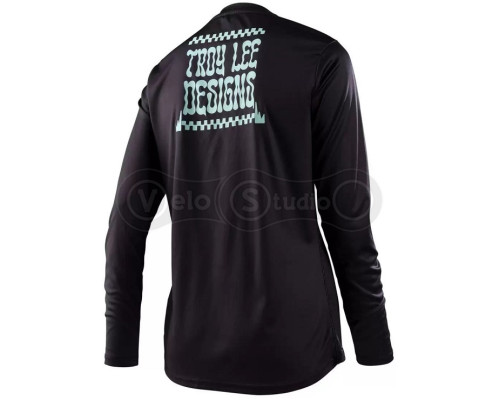 Жіноча вело джерсі TLD WMNS Lilium LS Jersey Micayla [Gatto Black] XS