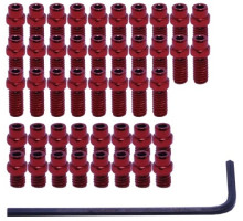 Шипи для педалей DMR Flip Pin Set Vault Pedal 44pcs Red
