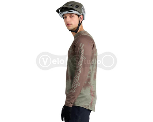 Вело джерси TLD Skyline LS Chill Jersey Scattered [Olive] LG