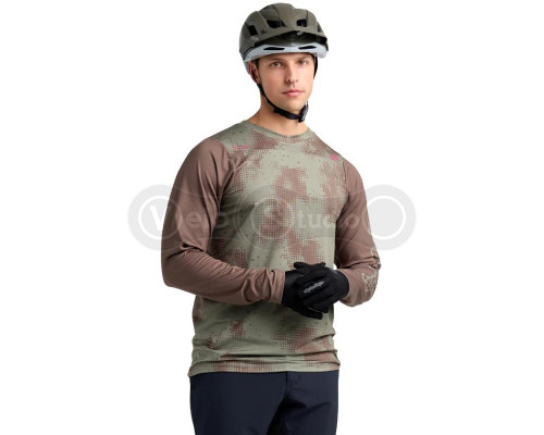 Вело джерсі TLD Skyline LS Chill Jersey Scattered [Olive] XL
