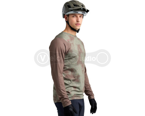 Вело джерсі TLD Skyline LS Chill Jersey Scattered [Olive] XL