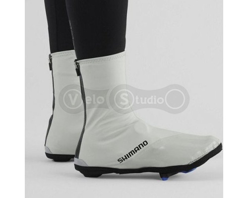 Вело бахилы Shimano DUAL H2O серые, размер L (42-43)