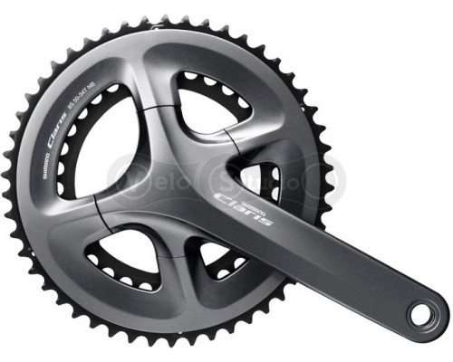 Шатуны Shimano FC-R2000 Claris 2x8 скоростей Hollowtech II 170 мм 50x34