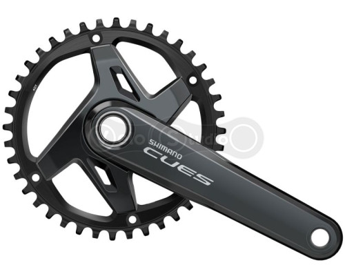 Шатуны Shimano FC-U8000-1, CUES, Hollowtech II, 170мм, 40T, 9-11 скоростей