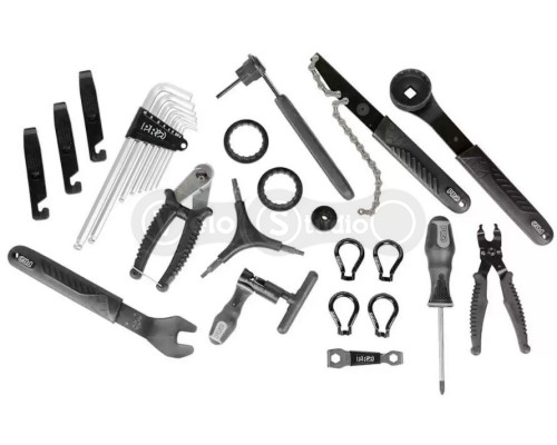 Набір із 25 інструментів PRO Advanced для ремонту велосипеда