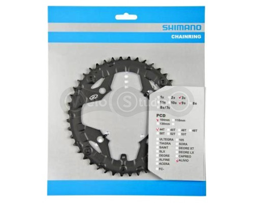 Зірка шатунів Shimano FC-M430, 44 зуби, BCD104