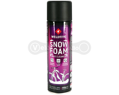 Очиститель велосипеда Weldtite 03098 Snow Foam Bike Cleaner, сухая пена, аэрозоль, 500мл
