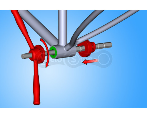 Инструмент Unior Tools для снятия каретки Press-Fit BB90