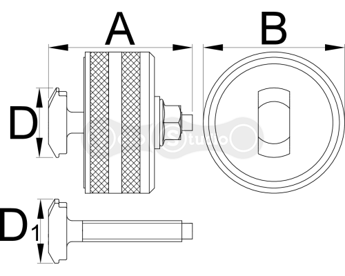 Инструмент Unior Tools для снятия каретки Press-Fit BB90