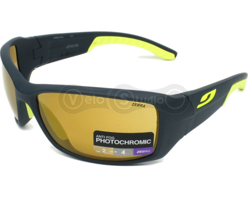 Вело очки JULBO Run 2 Blue Yellow - Фотохромные 2-4 категория