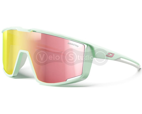 Вело окуляри JULBO FURY Reactiv Mint Light Green Pink - фотохромні від 1 до 3 категорії
