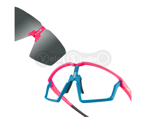 Вело окуляри JULBO Edge Fluo Pink Blue категорія 3