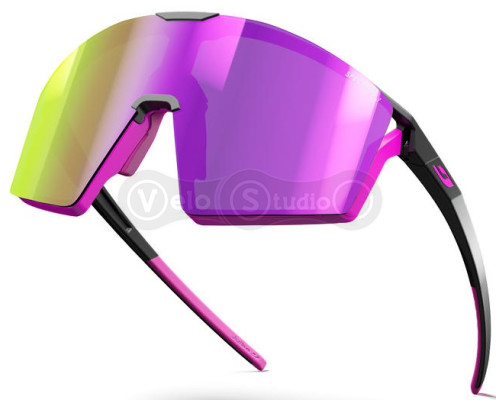 Вело окуляри JULBO Edge Matte Black Pink категорія 3