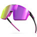 Вело окуляри JULBO Edge Matte Black Pink категорія 3