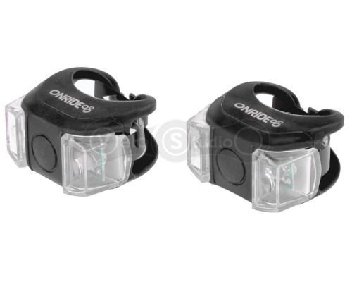 Набор мигалок ONRIDE Dual Classic силиконовый чёрный