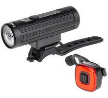 Комплект света ONRIDE Rave (700 lm, 2600 mAh, Type-C) + ONRIDE Bagel (30 lm, 300 mAh, Type-C)