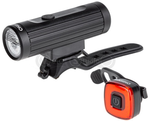 Комплект світла ONRIDE Rave (700 lm, 2600 mAh, Type-C) + ONRIDE Bagel (30 lm, 300 mAh, Type-C)