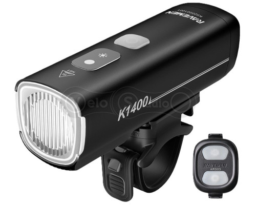 Фара Ravemen K1400 (1400 lm, 4000 mAh) з датчиком освітлення