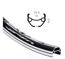 Обід Rodi VIPER 19 29&amp;quot; (622x19 ) 36 отв, під V-brake чорний AV