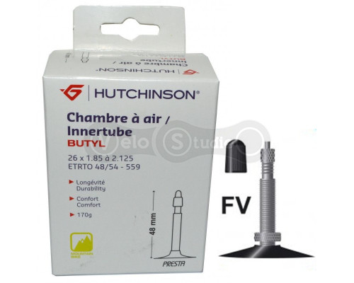 Вело камера HUTCHINSON CH 26X1,85-2,125 VF 48 MM