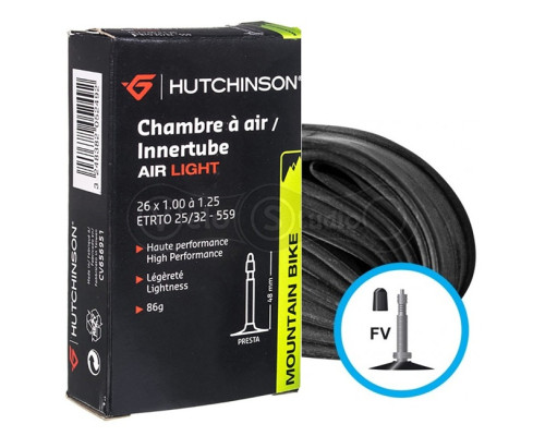 Вело камера HUTCHINSON CH 26X1.00-1.25 VF