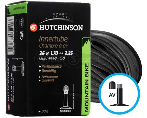Вело камера HUTCHINSON CH 26X1.70-2.35 VS 48 MM