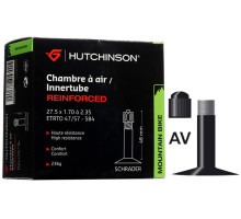 Вело камера HUTCHINSON CH 27,5X1,70/2,35 AV 48мм (усиленная-1,2мм)