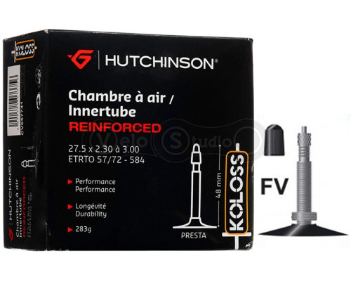 Вело камера HUTCHINSON CH 27,5X2,30/3,00 FV 48 мм RF (усиленная-1,2мм)