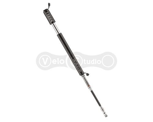 Ручной насос LEZYNE GAUGE DRIVE HV-M 90psi чёрный с манометром