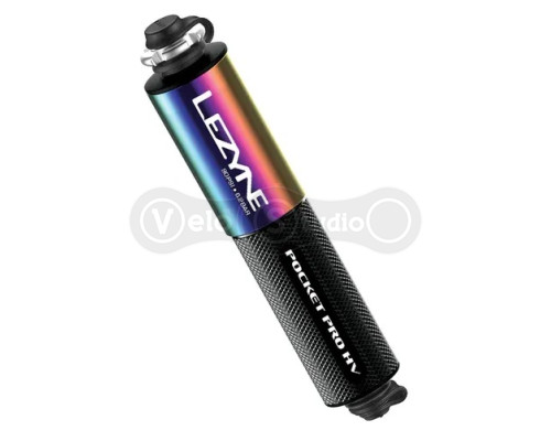 Ручной насос Lezyne Pocket Drive Pro НV 90psi Neo Metallic/Black