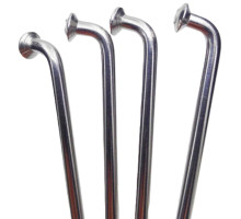 Спицы Rodi 13G/2,3 мм, 256 мм, нержавейка, серебристая, 100 шт