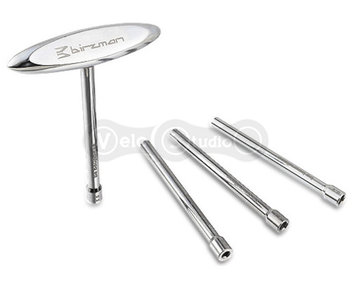 Ключ для спиць Birzman c Т-подібною ручкою, сріблястий