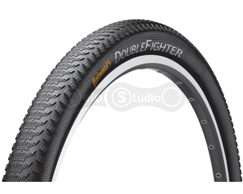 Вело покрышка Continental DoubleFighter III, 24 x 2.0, черная, не складная skin