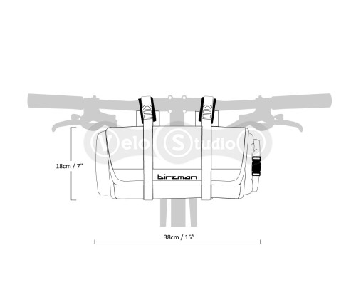 Сумка на руль Birzman Packman Travel Handlebar Pack 9.5 литров
